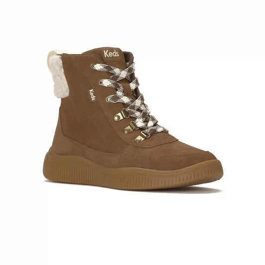 Nova Boot Lace Suede/Faux Sherling