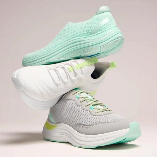 BlissMove Mesh/Suede Lace-Up