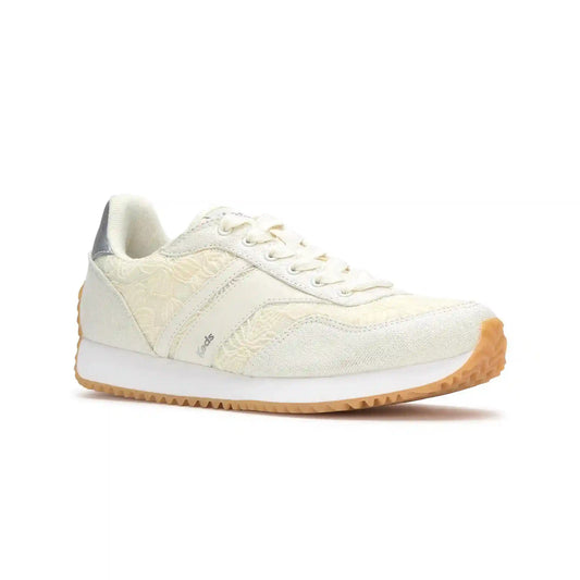 Rena Floral Lace Lace Up