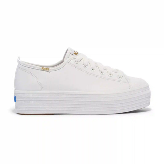 Triple Up Leather Lace-Up