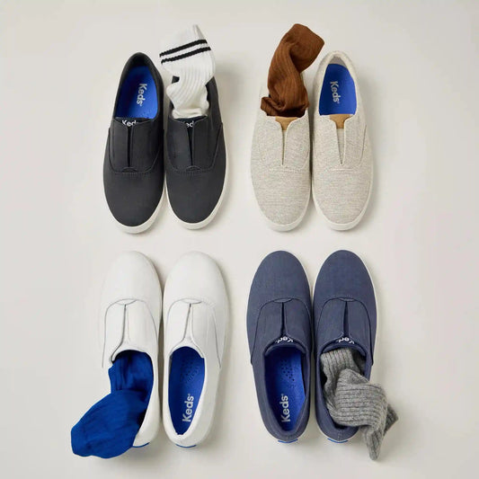 Champion Round Toe Leather Slip On