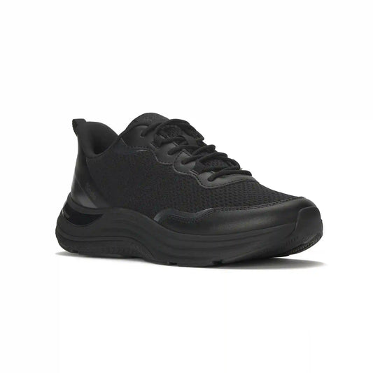 BlissMove Mesh/Leather Lace-Up