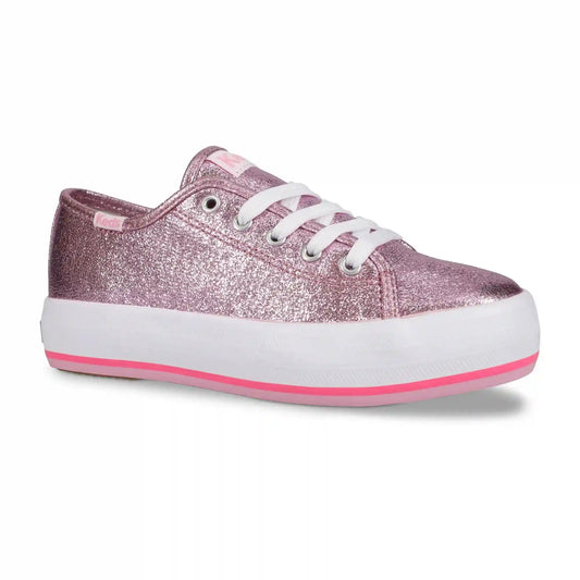 Big Kids Triple Up Bottom Stripe Lace Up